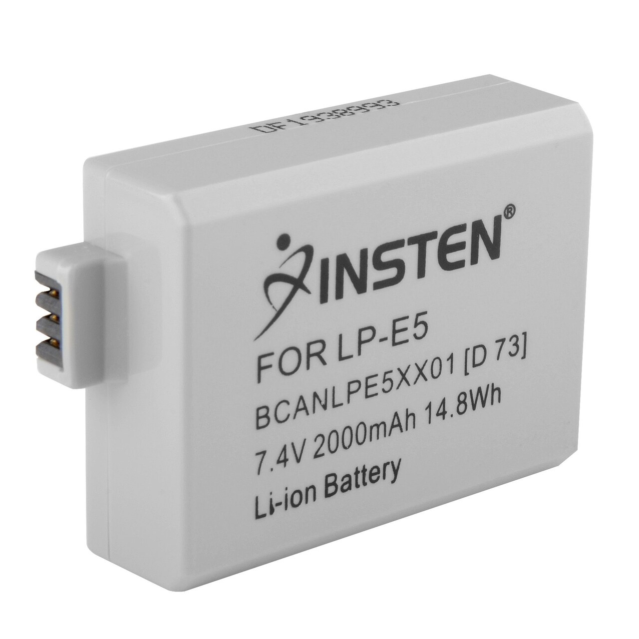 Insten Canon LP-E5 Compatible Li-Ion Battery for EOS Rebel Xsi XS T1i 450D 500D 1000D Kiss F X2 X3